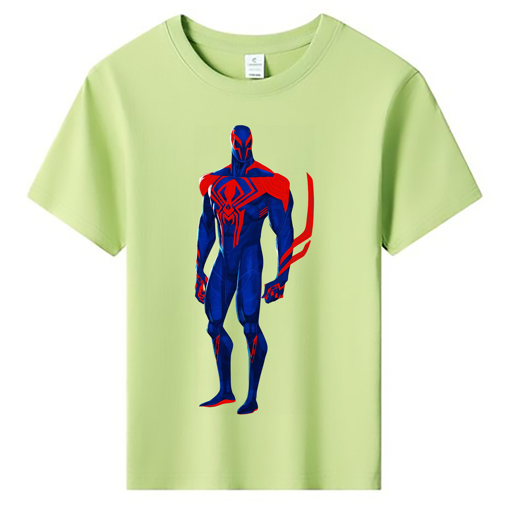 （画像用） Spider Man スパイダーマン 綿100％キッズTシャツ（フロントプリント）